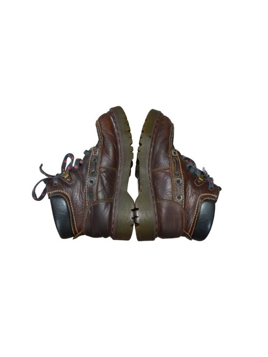 Dr. Martens 8460 Vintage Mie Chunky Platform High Top Brown Leather Boots Size 4 main image 11
